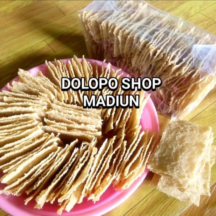 "New" KERUPUK PULI 1KG ATAU LEMPENG KHAS MADIUN KRUPUK GENDAR MENTAH KILOAN MAKANAN KERUPUK