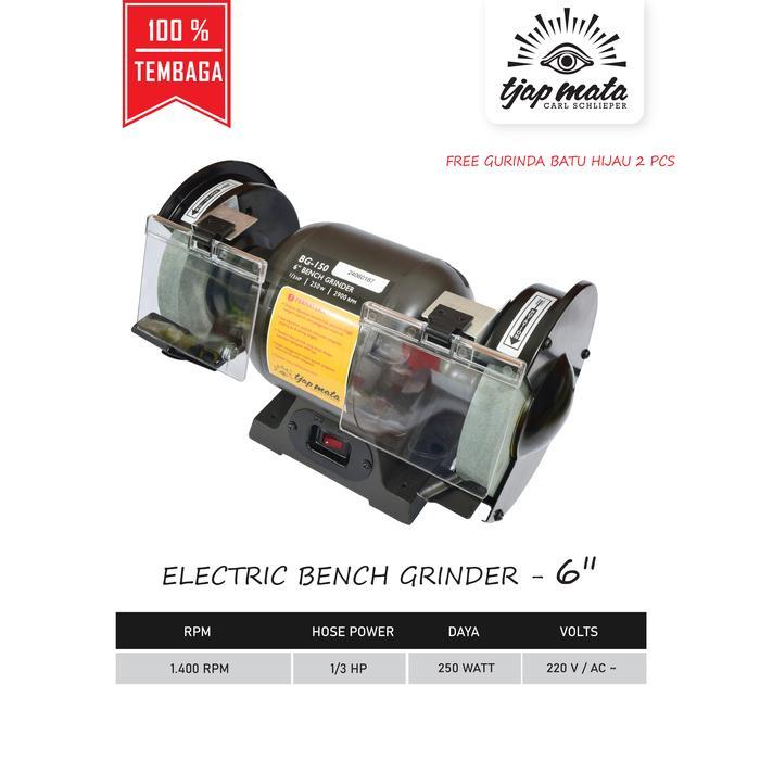 TJAP MATA / CAP MATA Electric Bench Grinder Standard 6"