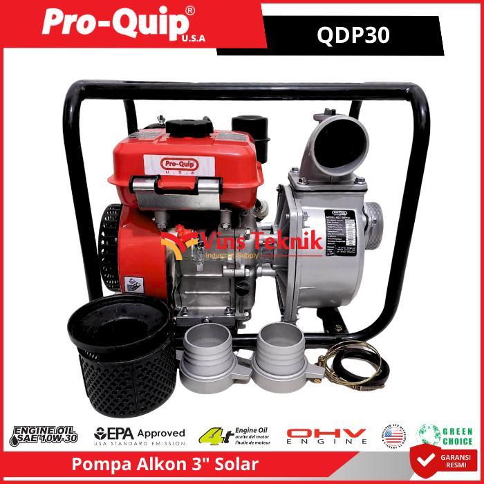 ProQuip QDP30 Mesin Pompa Air Solar Pompa Air Irigasi Pompa Alkon Water Pump 3" QDP30