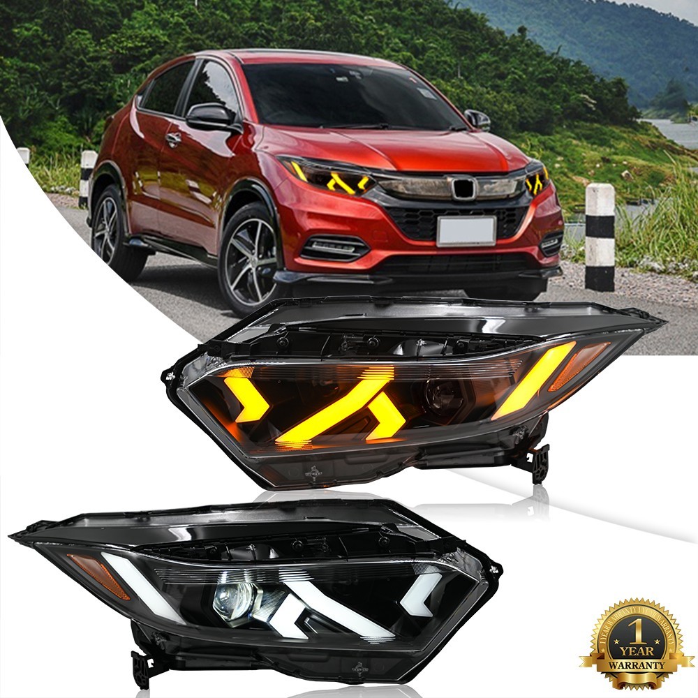 Engineered for Safety and Designed for Vision,For Honda HRV 4-door 2019 2020 2021 2022 Head Lamp