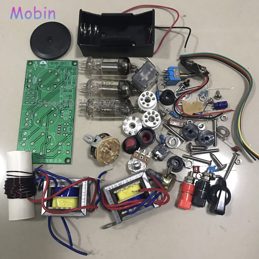 1PCS/LOT Five Wave Band Three Lamp Tube Shortwave Radio Kit Without Base Board Three Light Tube Shor