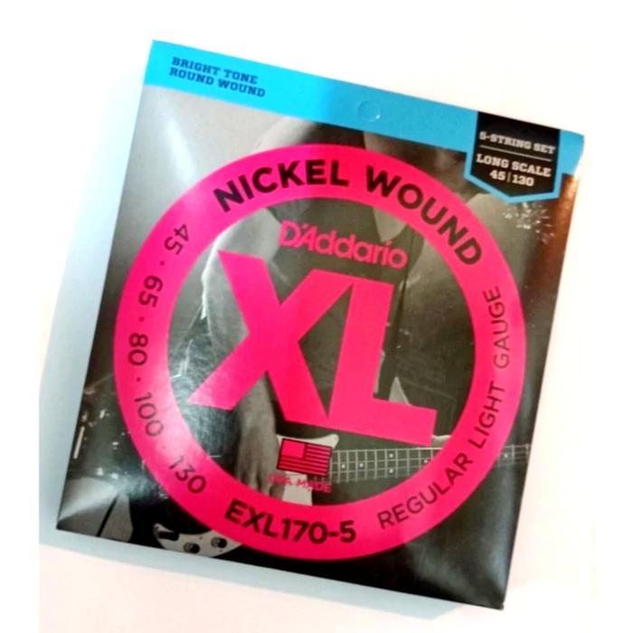 Senar Bass Elektrik D'Addario 5 String Exl170-5 Original