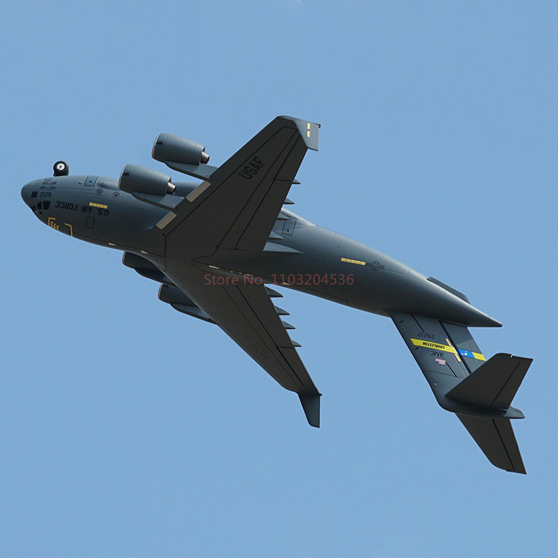 Xfly 40mm C17 Transport Aircraft Four Engine Jet Ducted Model Aircraft Rc Plane Electric Model