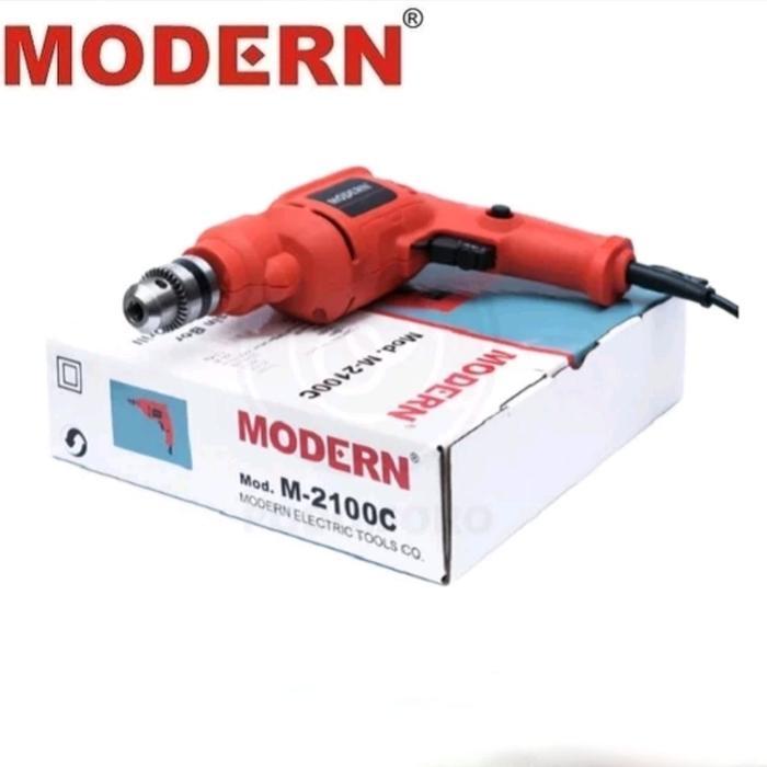 Modern M-2100C Mesin Bor 10Mm Bolak Balik /Bor Listrik 10Mm
