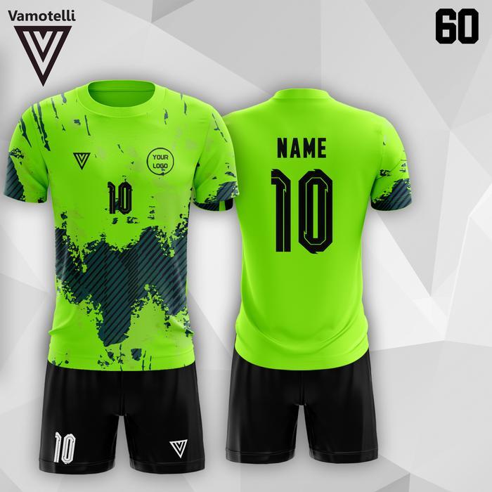 Baju Bola Stelan Futsal Bola Jersey - Vamotelli (Design Sublim #03)