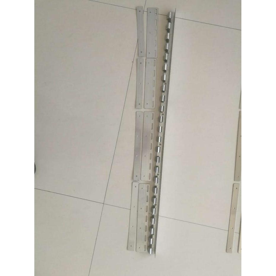 Hanger bracket tirai pvc curtain galvanis