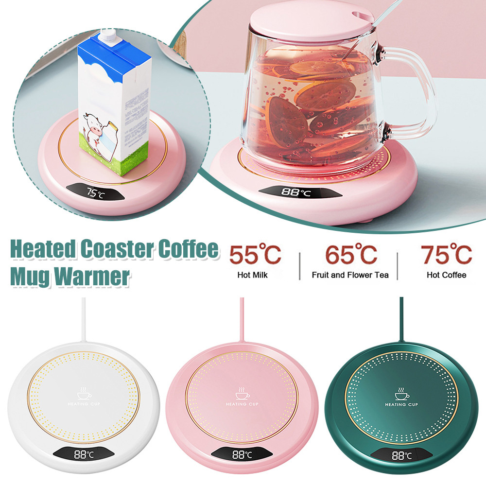 Coffee Mug Warmer 3 Temperature Setting Electric Coffee Warmer Heating Plate Portable Cup Warmer for