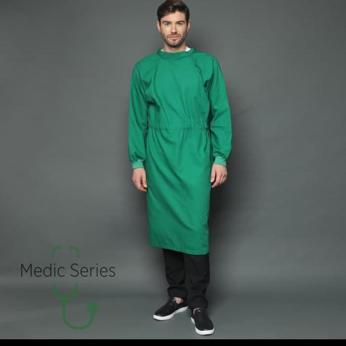 Baju operasi/ok/baju bedah/surgical gown/bahan parasut