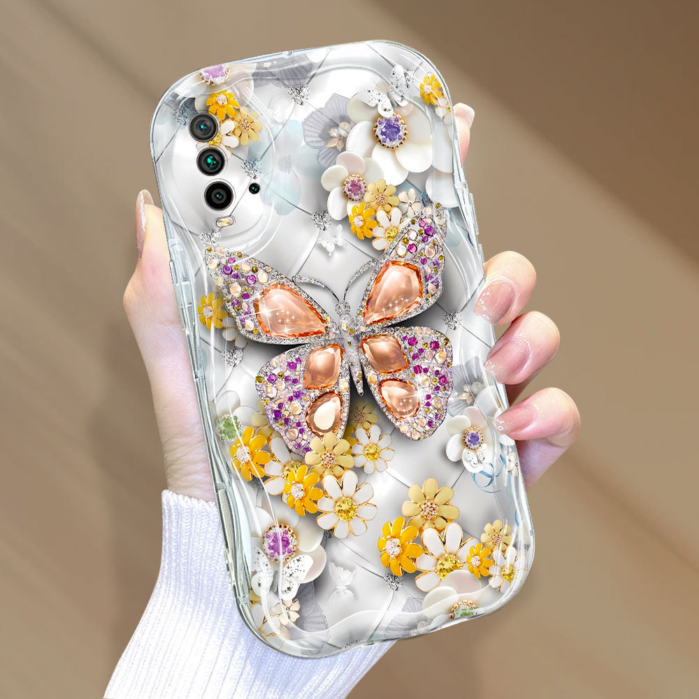 Casing Hp Untuk Xiaomi Redmi 9T Mode Krim Phone Case Lembut Handphone Softcase Kartun Soft Penuh Kes
