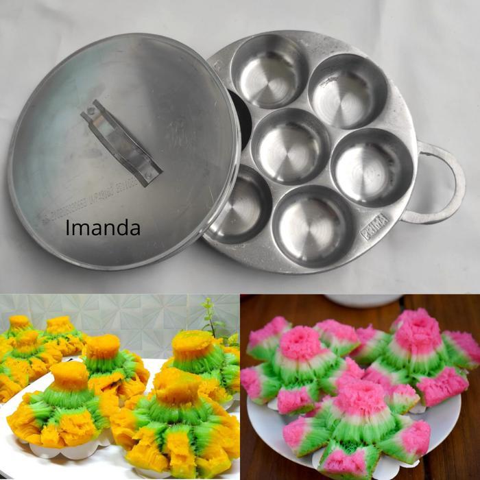 Cetakan Bikang Mawar Anti Lengket Carabikang Bahan Alumunium Super