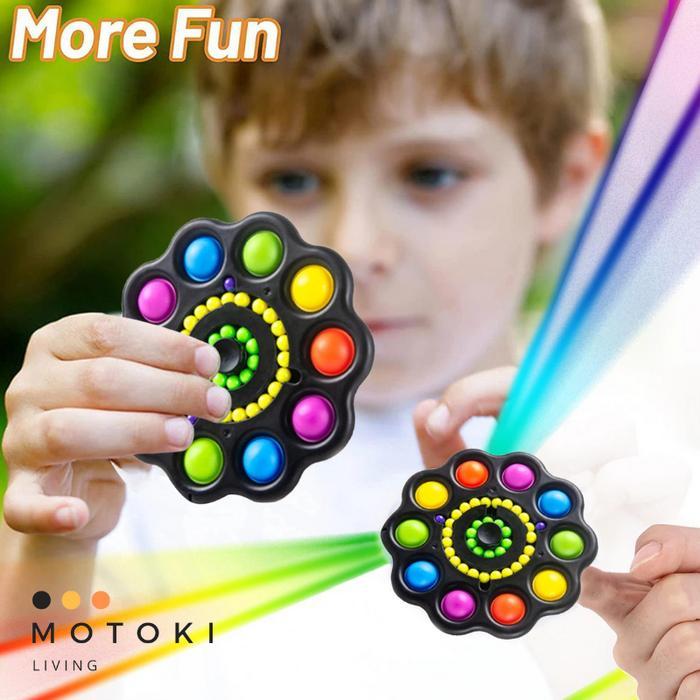 New Push Bubble Simple Dimple Fidget Spinner Toys