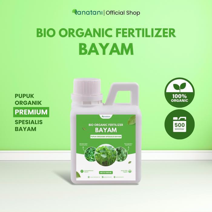 TANATANI - Bio Organic Fertilizer Bayam 500 mL Pupuk Organik Cair Meningkatkan Hasil Produksi