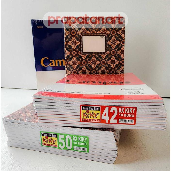 KIKY BX Buku Tulis Sekolah 42/50 Lembar 18x25cm (10 BUKU)