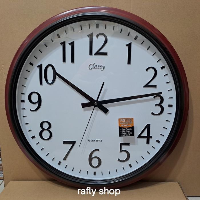 jam dinding jumbo/besar 50cm mesin swep