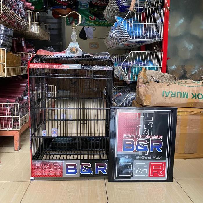 SANGKAR KANDANG KOTAK BNR NEW BDR DECAL NO 1 dan 2
