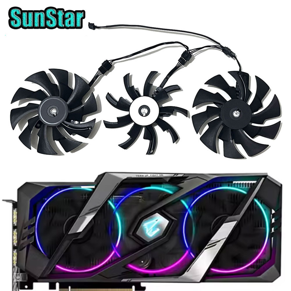 NEW 95MM PLD10015B12H 0.55A RTX 2070 2080 GPU Cooling Fan,For GIGABYTE Aorus RTX 2060 SUPER RTX 2070
