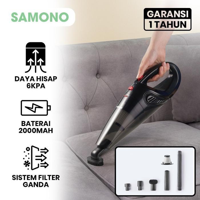TERLARIS Samono Vacuum Cleaner Portable SW-VC06 Mesin Penyedot Debu SWVC06 SALE