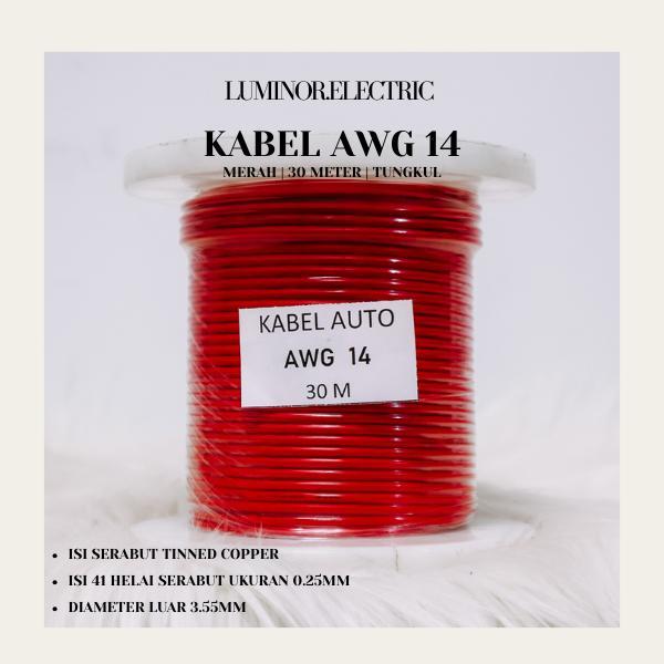 Awg 14 Pvc Tinned Cu 30 Meter
