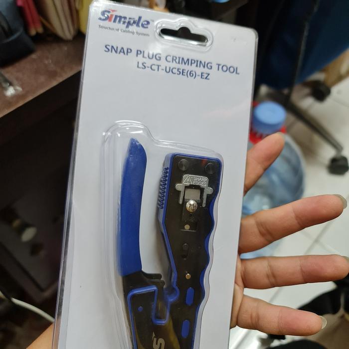TEREMURAHTERLARIS READY SILAHKAN DIORDER LS EZ UNSHILDED CRIMPING TOOL CAT 6 / LS-CT-UC6-EZ
