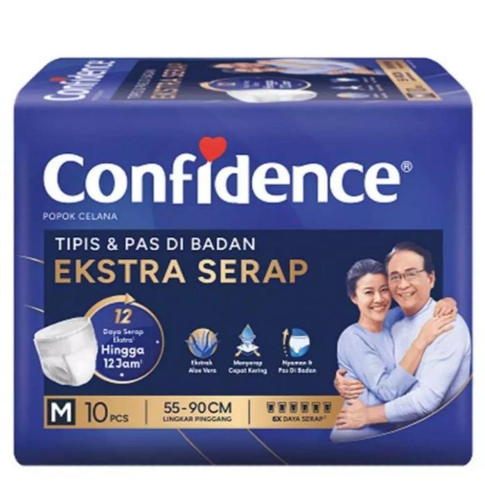 TEREMURAHTERLARIS READY SILAHKAN DIORDER CONFIDENCE PAMPERS DEWASA CELANA EKSTRA SERAP SLIM& FIT