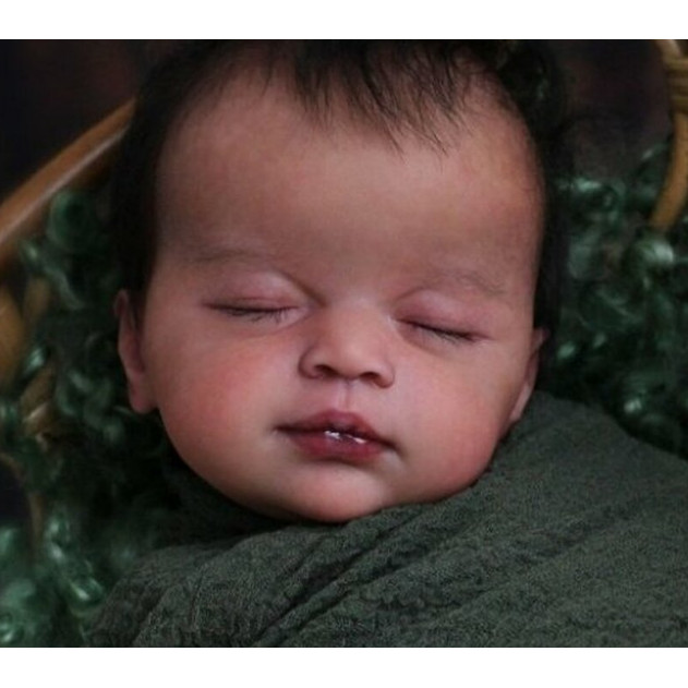 Kit Boneka Reborn Bayi Tidur Coco 20 Inci dengan Tubuh Belum Selesai