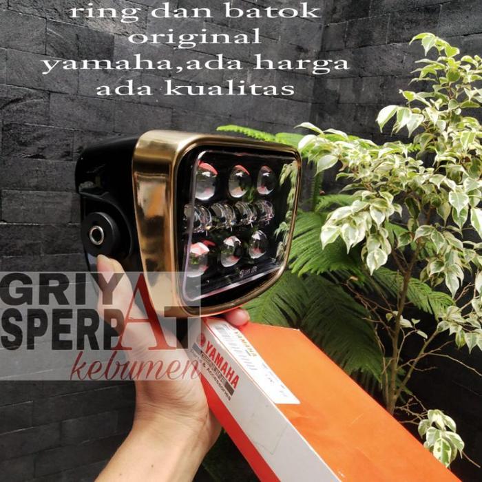 LAMPU DEPAN RX KING SE GOLD DAYMAKER 10 MATA BATOK DAN RING ORIGINAL