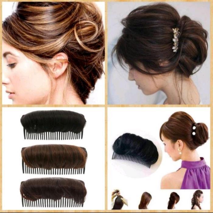 SIRKAM PENGEMBANG RAMBUT PONI DENGAN WIG RAMBUT PALSU SINTETIS SIRKAM PENAMBAH VOLUME RAMBUT UNTUK