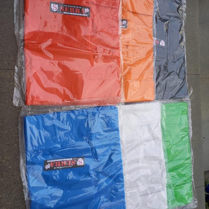 KRESEK JUMBO UKURAN 50 Kantong Plastik Jumbo 50x75 Tebal Kemasan Besar Packaging Merah Putih Hitam