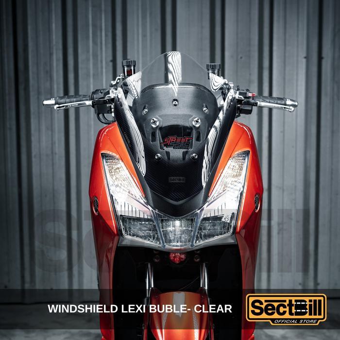 Windshield / Visor - Yamaha Type Lexi Bubble Print (Clear) Murah