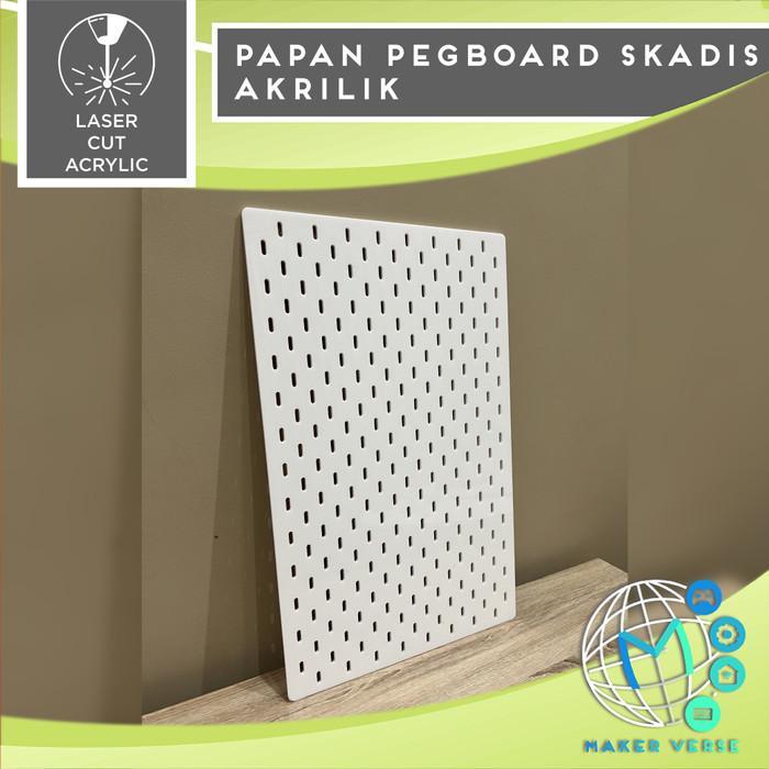 Pegboard Papan 56 x 36 CM Dinding