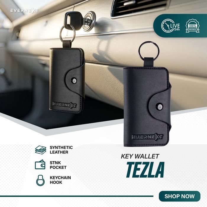 Eiger - Dompet Kunci Kendaraan Key Wallet Tezla Gantungan Kunci Mobil Motor Dompet Kulit Kartu