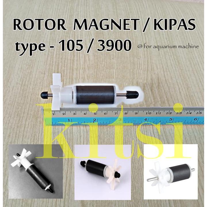 Rotor Magnet Kipas Pompa Celup PH 3900/105 - Sparepart Mesin Aquarium
