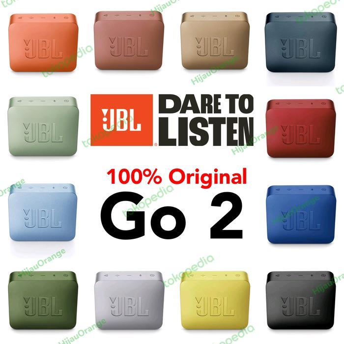 Original Jbl Go 2 Garansi Resmi Ims Bluetooth Speaker Salon Speker Terpercaya