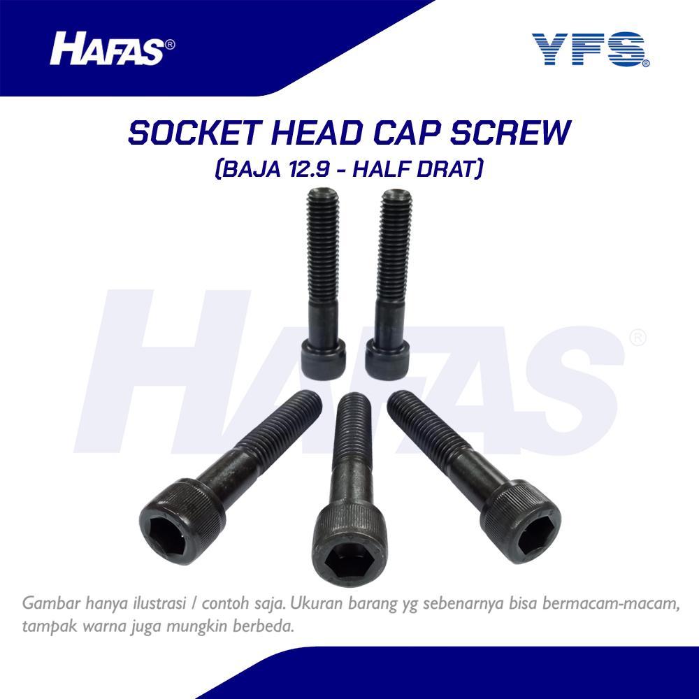 Socket Cap Screw M18 x 200 - P2.50, HALF (Baut L 12.9)