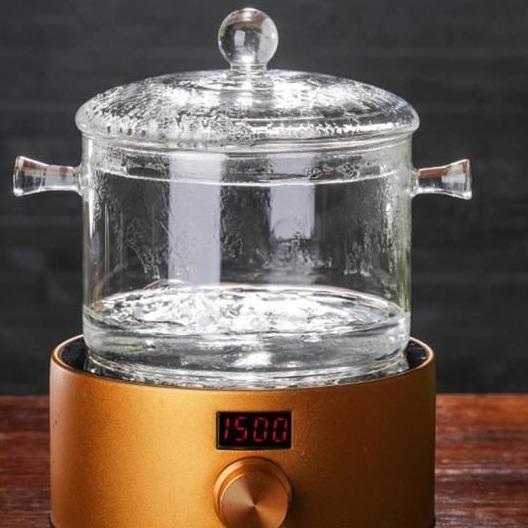 Panci Bening Glass Pot Transparan - Panci Borosilicate Soup Mie