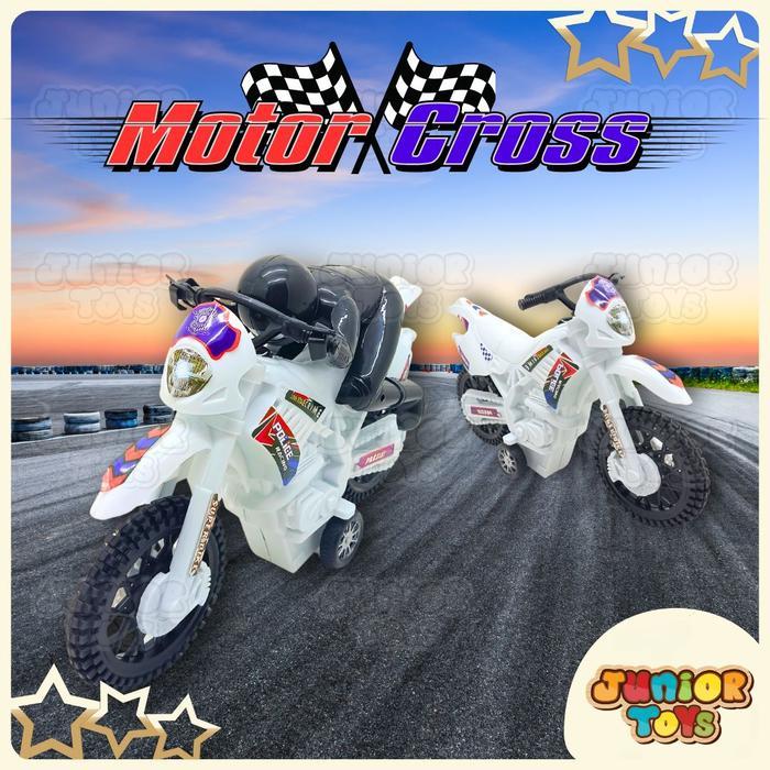 Motor Motoran Anak Mainan Motor Cross Ukuran Besar Motor-Motoran Cross