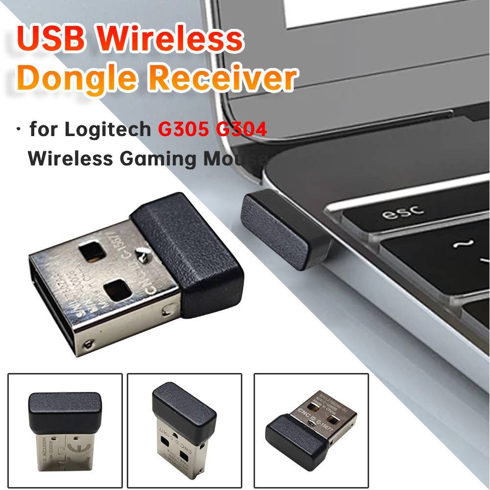 For Logitech G305 G304 Wireless Gaming Mouse Adapter Original USB Wireless Dongle Receiver USB