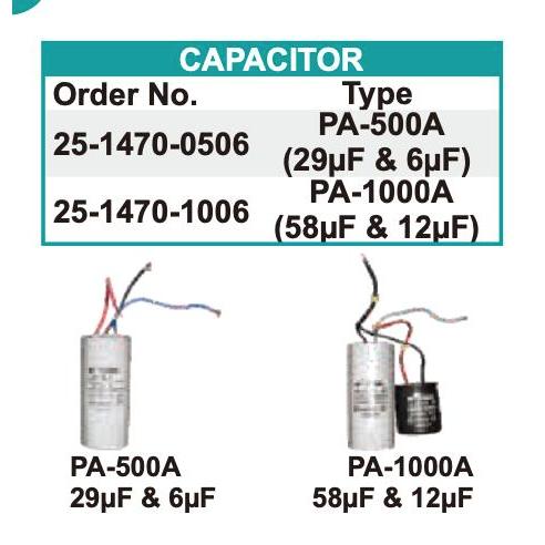 Kapasitor / Capasitor / Condensor Kondensor Katrol Pa500 Pa 500 Wipro