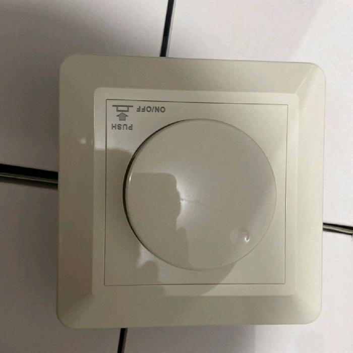 Sakelar Dimmer Max 100W Led On Off Plus Dimmer Triac Phasecut