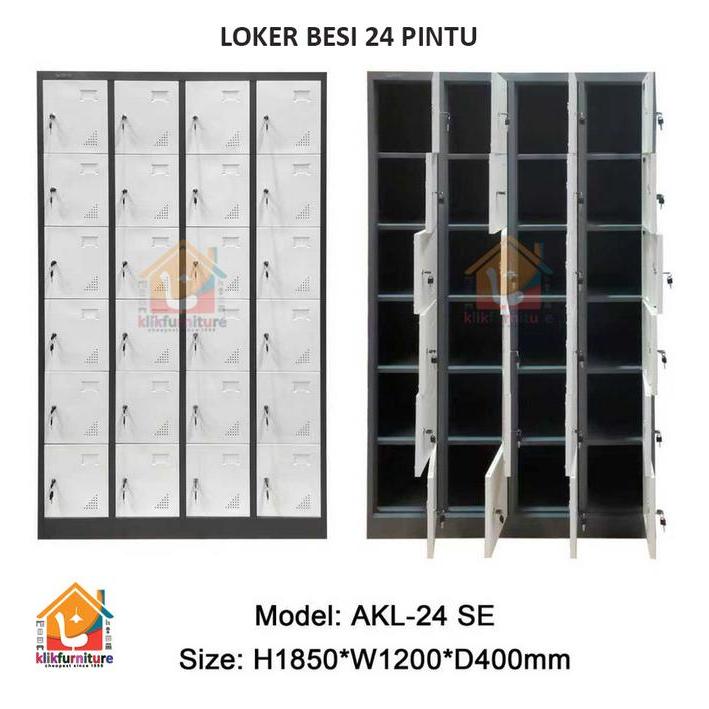 Loker Besi / Locker Besi / Loker Lemari Besi 24 Pintu Akl 24 Se
