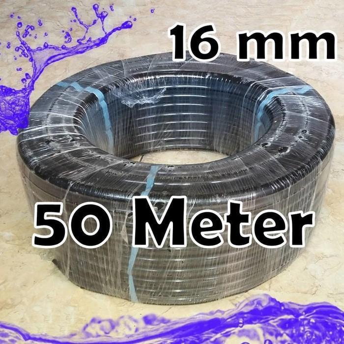1 Roll (50 mtr) Selang PE 16 mm / Selang PE 13/16 mm / Selang PE 16mm - Fertigasi / Irigasi /