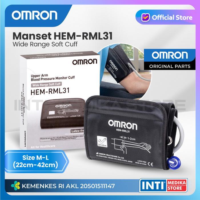 OMRON - Manset Tensimeter Digital ORIGINAL OMRON Cuff Tensi S M L