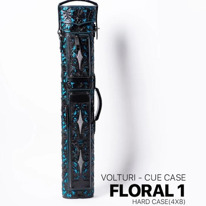 TERMURAH Volturi cue case Floral 1 (4) READY STOCK