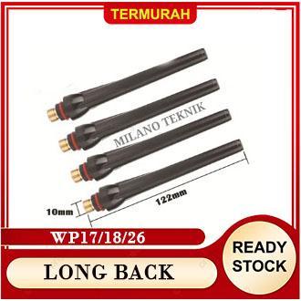 "New" Long Panjang stang las argon long back cap stainless steel
