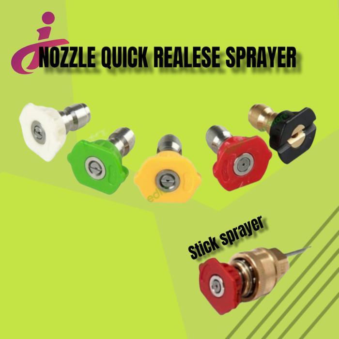 nosel nozzle konektor jet cleaner cordless sprayer 5 pcs