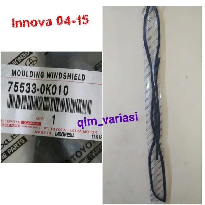 KARET LIS MOULDING KACA DEPAN KIJANG INNOVA PREMIUM