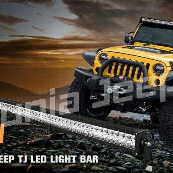 Light Bar Led 5D Double Row Offroad 52 Inch 300 Watt Jeep Rubicon Jk Ready