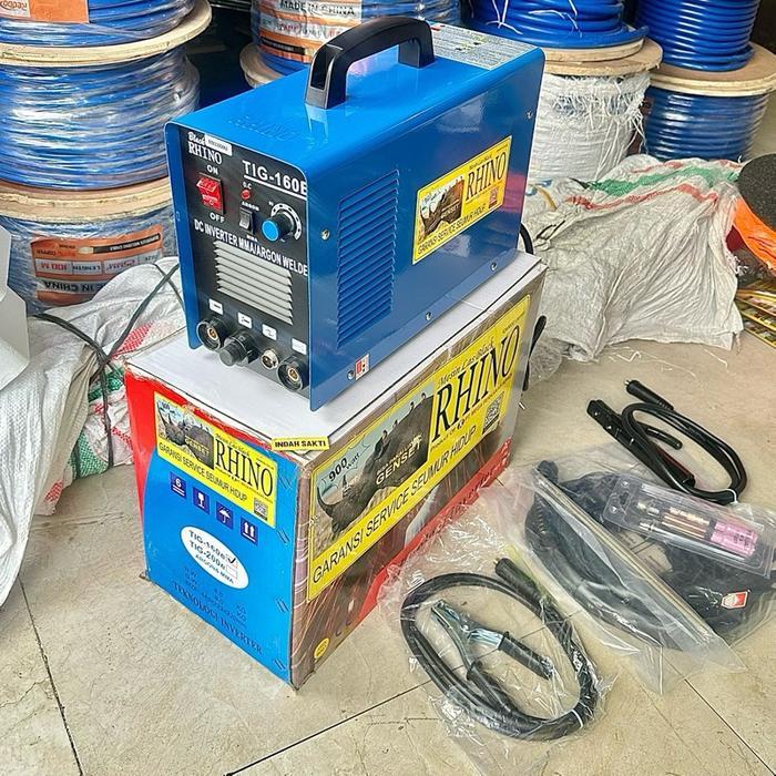 MESIN LAS TIG ARGON STAINLESS RHINO TIG-160E  MESIN LAS ARGON TIG 160 E