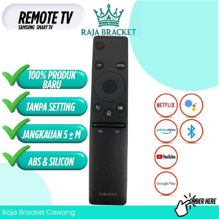 Remote Control TV Samsung, Kompatibel dengan Semua TV QLED Lengkung Bingkai Cerdas Samsung