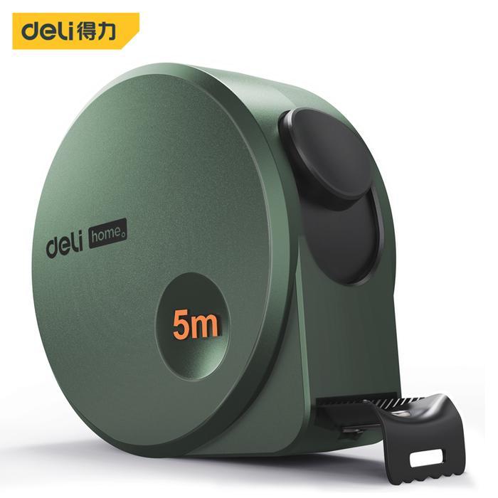 Deli Tools Meteran Tukang Besi / Measuring Tape 3 5 Meter Green